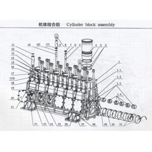 Weichai Cylinder Block Assembly