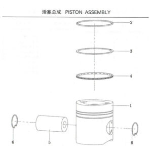WEICHAI PISTON ASSEMBLY