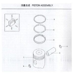 WEICHAI PISTON ASSEMBLY