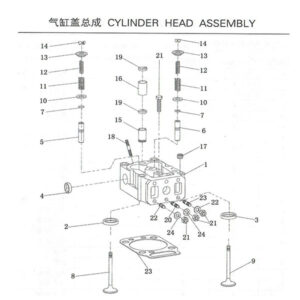 WEICHAI CYLINDER HEAD ASSEMBLY