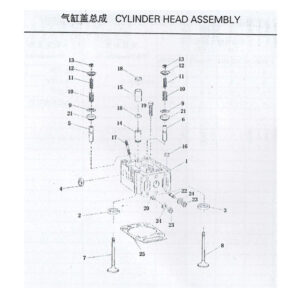 WEICHAI CYLINDER HEAD  ASSEMBLY