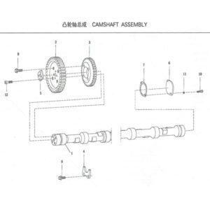 WEICHAI CAMSHAFT ASSEMBLY