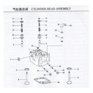 WEICHAI CYLINDER HEAD ASSEMBLY