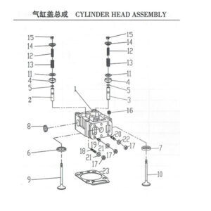 WEICHAI CYLINDER HEAD ASSEMBLY