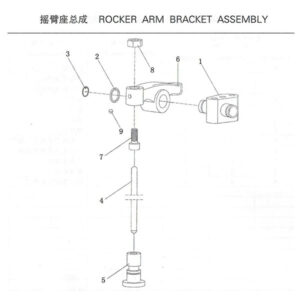 WEICHAI ROCKER ARM BRACKET ASSEMBLY
