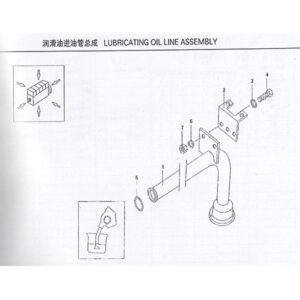 WEICHAI LUBRICATING OIL LINE ASSEMBLY