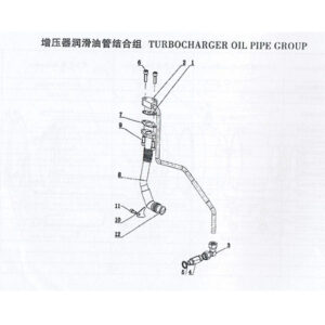 WEICHAI TURBOCHARGER OIL PIPE GROUP
