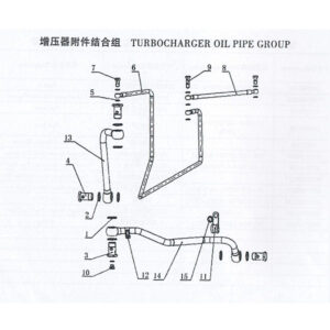 WEICHAI TURBOCHARGER OIL PIPE GROUP