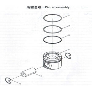 WEI CHAI  PISTON ASSEMBLY