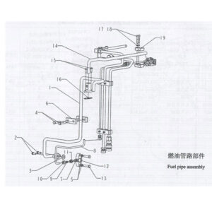 WEICHAI FUEL PIPE ASSEMBLY