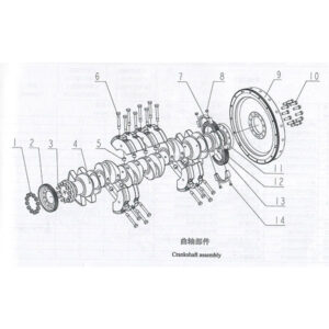 WEICHAI CRANKSHAFT ASSEMBLY