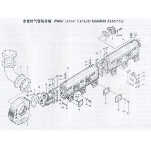 WEI CHAI WATER JACKET EXHAUST MANIFOLD ASSEMBLY