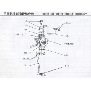 WEICHAI HAND OIL PUMP PIPING ASSEMBLY