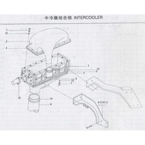 WEICHAI INTERCOOLER