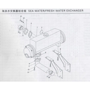 WEICHAI SEA WATER、FRESH WATER EXCHANGER