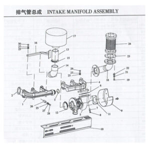 WEICHAI INTAKE MANIFOLD ASSEMBLY