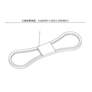 WEICHAI NARROW V BELT ASSEMBLY