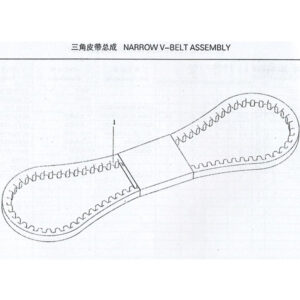 WEICHAI NARROW V BELT ASSEMBLY