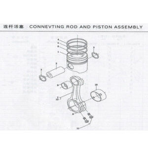 WEI CHAI CONNEVTING ROD AND PISTON ASSEMBLY