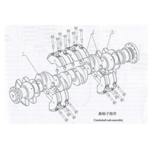 WEICHAI CRANKSHAFT SUB ASSEMBLY