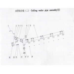 Weichai  Colling Water Pipe Assembly