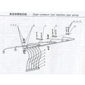 WEI CHAI  HIGH-PRESSURE FUEL INJECTION PIPE GROUP