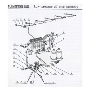 WEI CHAI LOW PRESSURE OIL PIPE ASSEMBLY