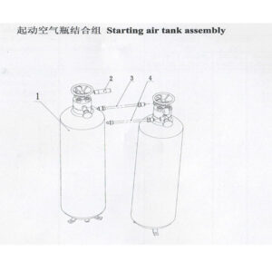 WEICHAI  STARTING AIR TANK ASSEMBLY