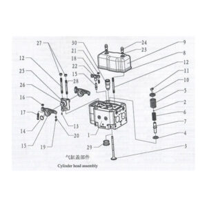 WEICHAI CYLINDER HEAD ASSEMBLY