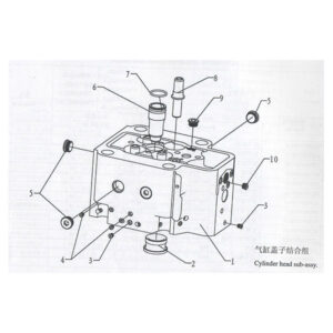 WEICHAI CYLINDER HEAD SUB ASSY