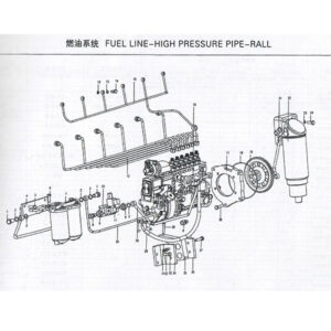 Weichai Fuel Line High Pressure Pipe Rall