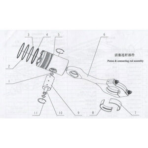 WEICHAI PISTON & CONNECTING ROD ASSEMBLY